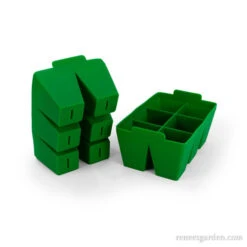 Sili-Seedlings Silicone Seed Starting Trays 22 Sili-Seedlings Silicone Seed Starting Trays -Parkseed Shop 6 cell green double angle